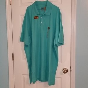 NWT Foundry 3XLT Polo Seafoam